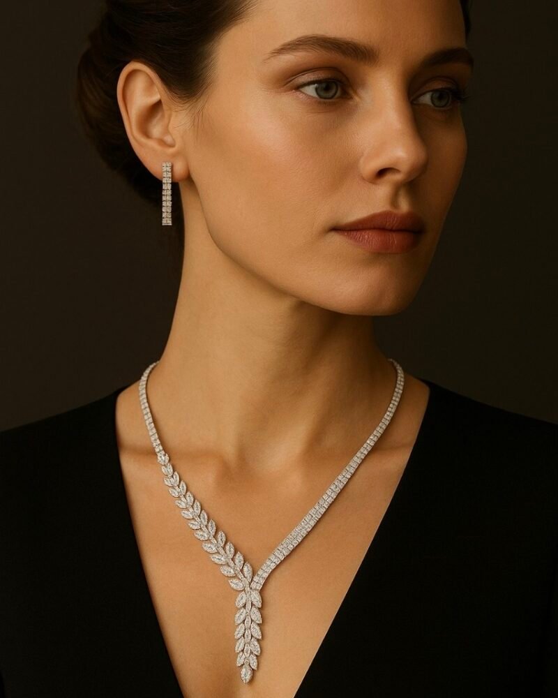 Zehra | sparkling silver elegance festive set - Image 2