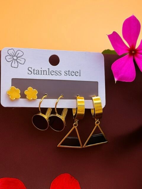 Eleganza | 3-in-1 earrings | Elegance in Every Style