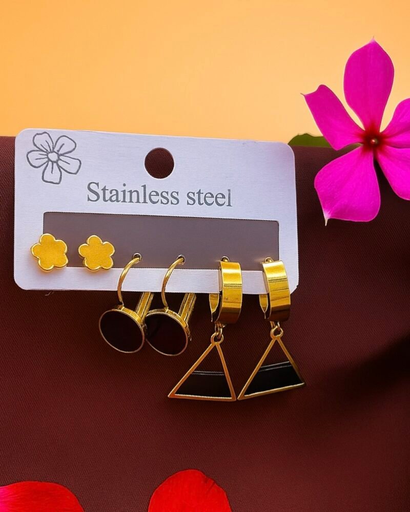 Eleganza | 3-in-1 earrings | Elegance in Every Style