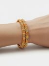 Noor-e-Kangan | Intricate Golden Creeper Bangles